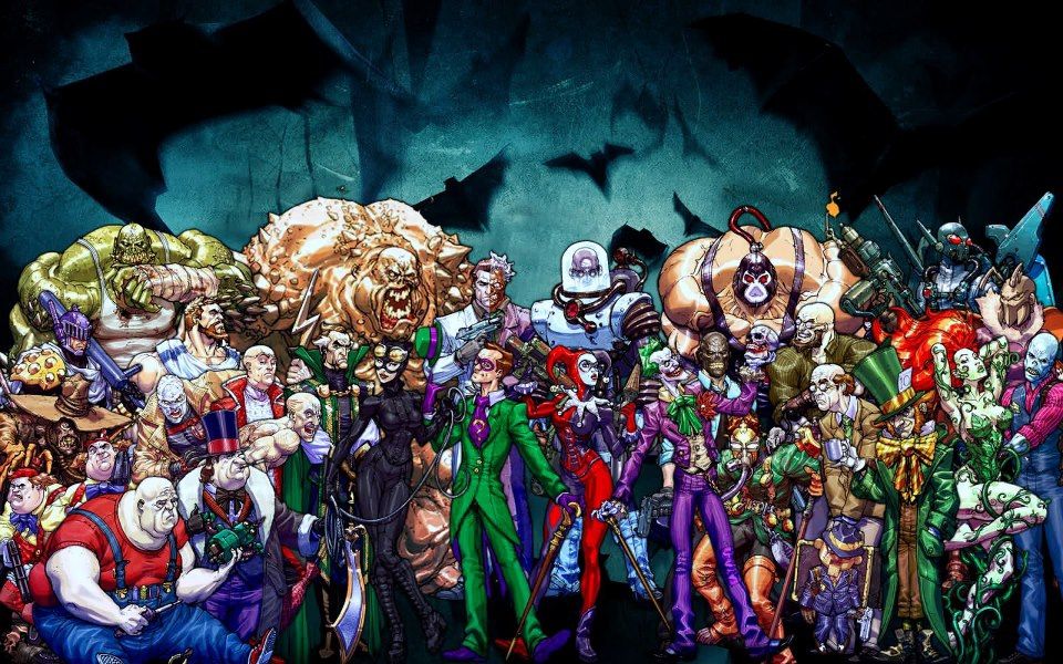 A picture full of Batman Villains. im not even gonna try to name them all. 