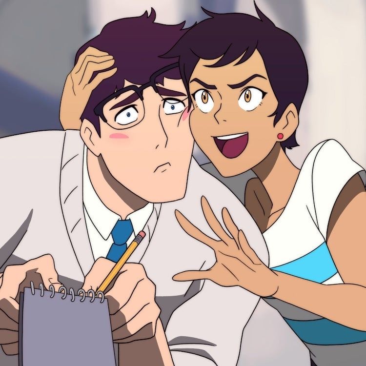 Clark and Lois from My Adventures with Superman 