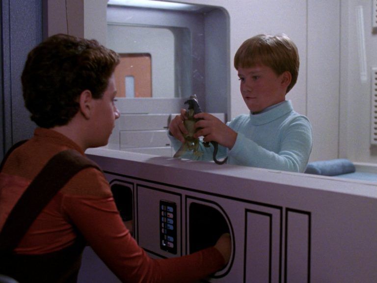 Image from "Brothers", episode 3 of season 4 of Star Trek: The Next Generation