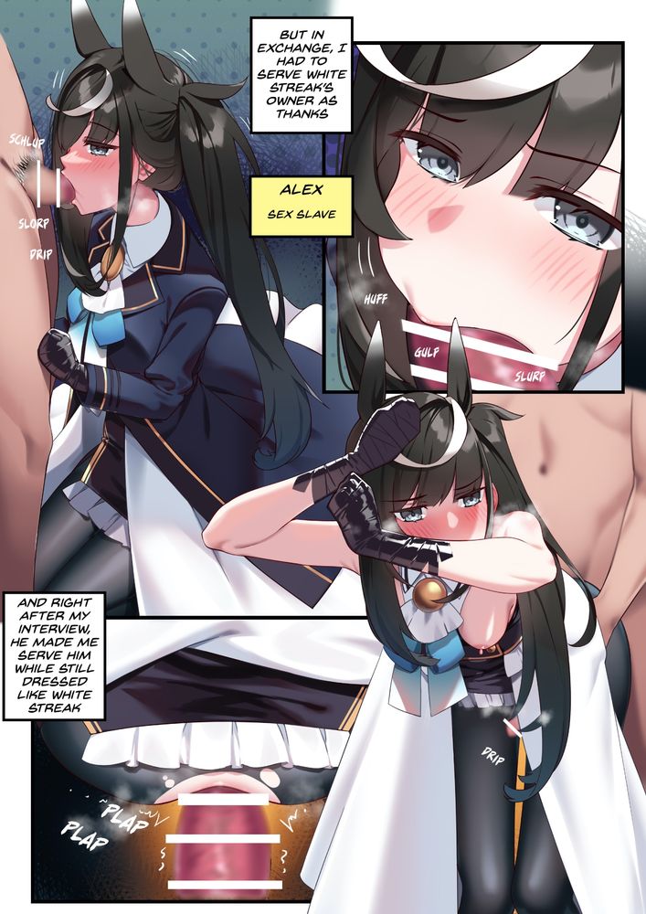 Alex's service as a sex slave to White Streak's owner