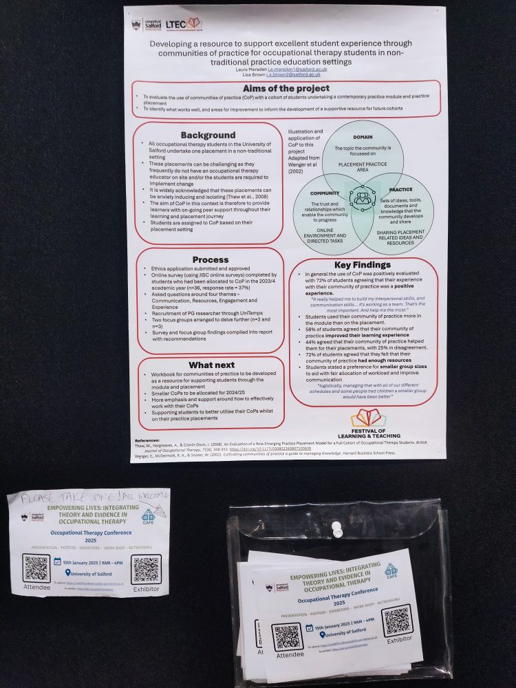 Poster on display