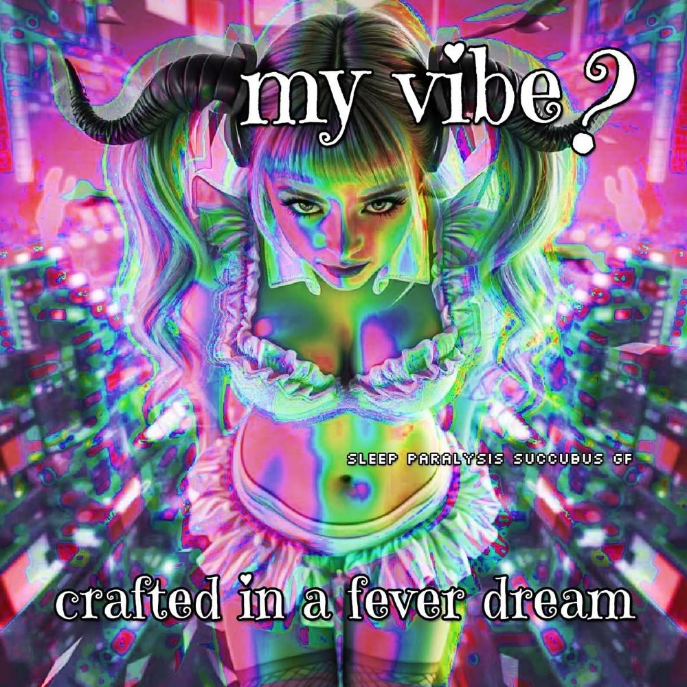my vibe 
crafted in a fever dream