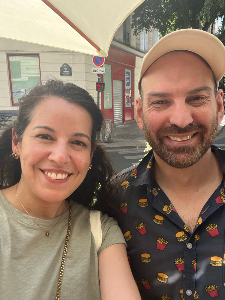 Selfie of Monica and David