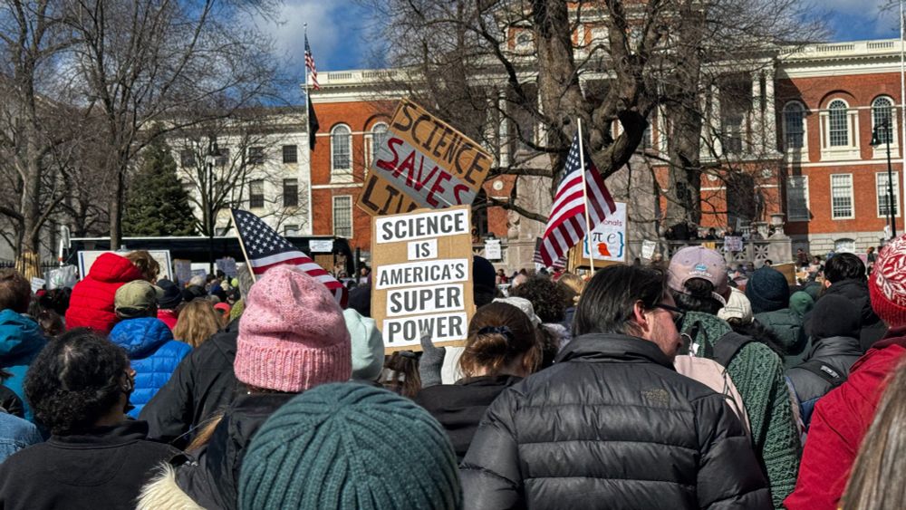 Science is America's superpower! (sign)