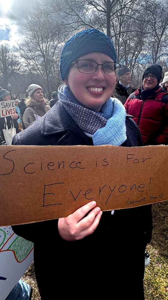 Science is for everyone! except nazis (sign)