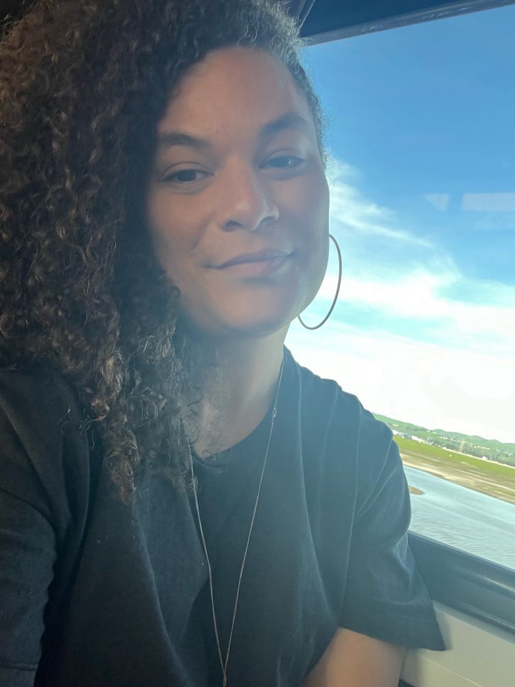 me sitting on a train hotly