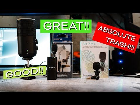 Comparing the Sony ECM-W2BT vs. ECM-S1 | Field test with the Olympus ME52W, Saramonic SR-XM1