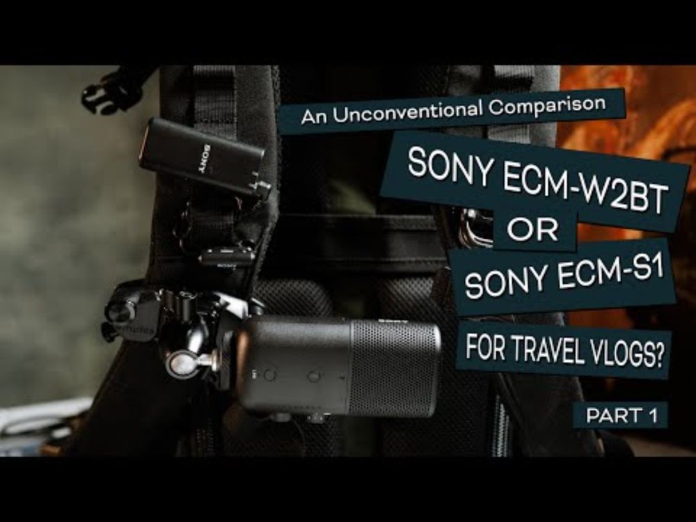 ECM W2 BT vs. ECM-S1 | The Microphone Face-Off for Travel Vlogs. (Also can I fix that hiss?)