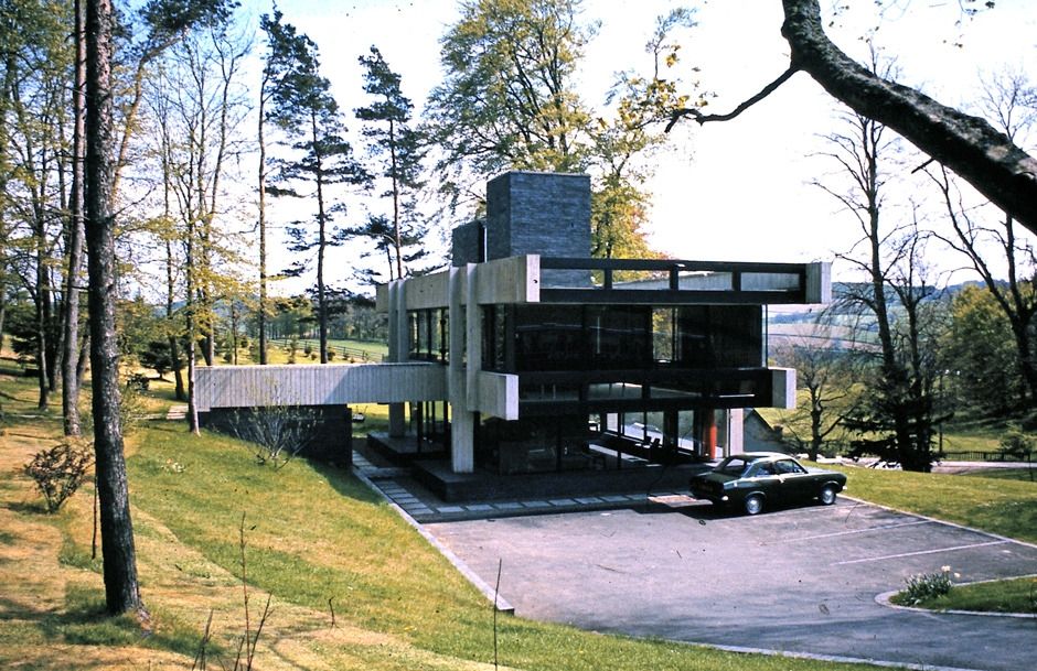 Bernat Klein Studio - a stunning modernist building in rural Scotland.