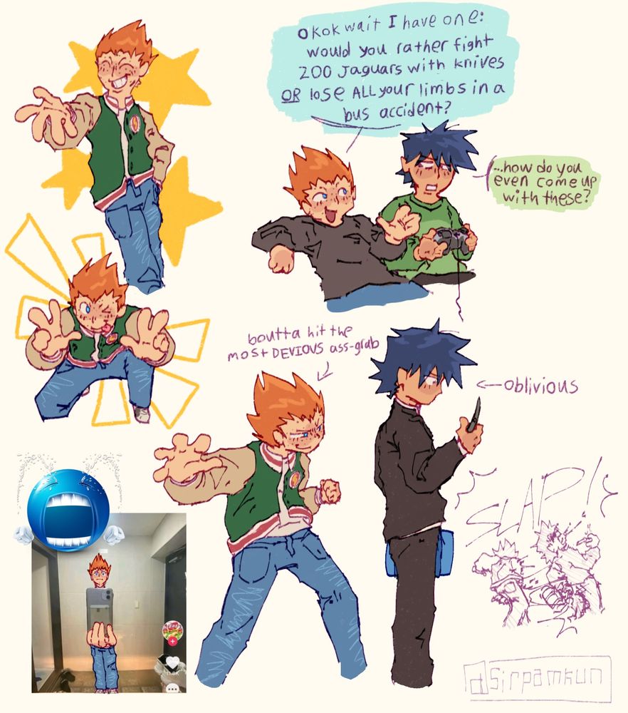 Uhhh big page of Shou Suzuki sketches