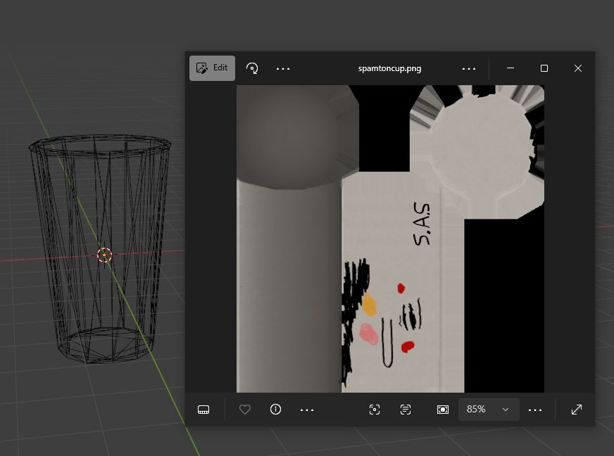 bonus: wireframe and texture sheet