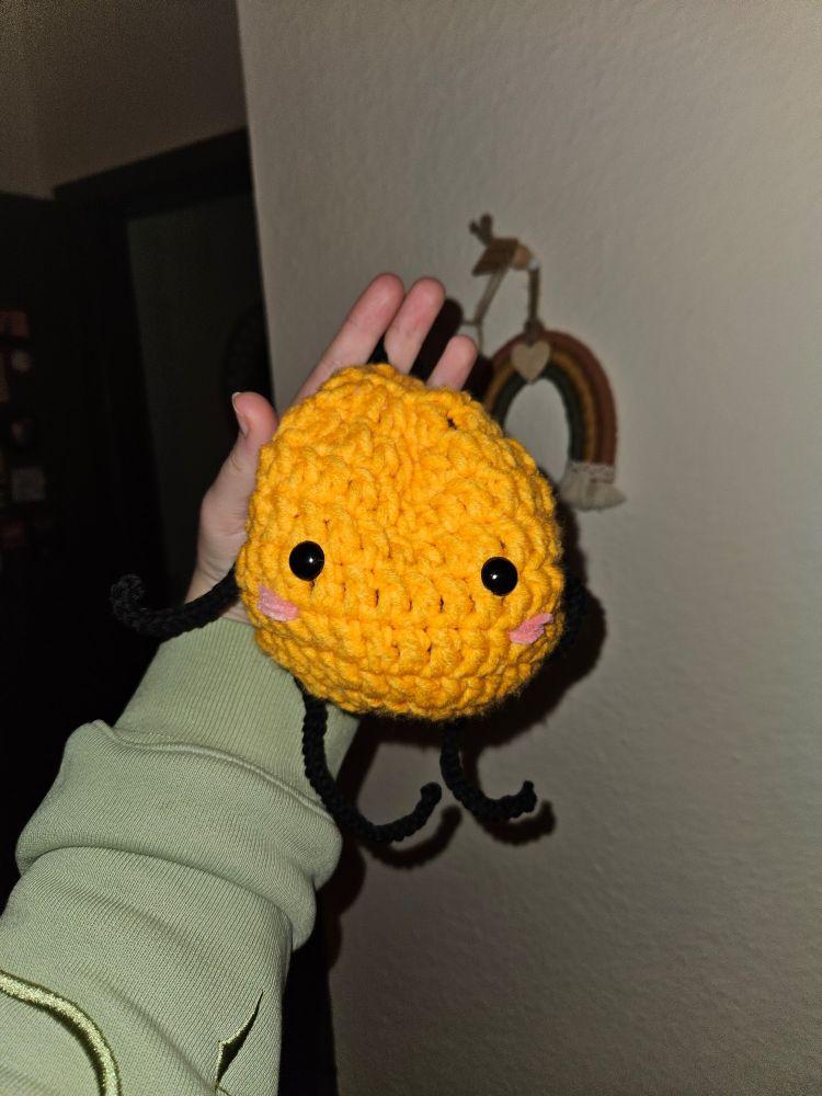 crochet junimo (stardew valley) pouch