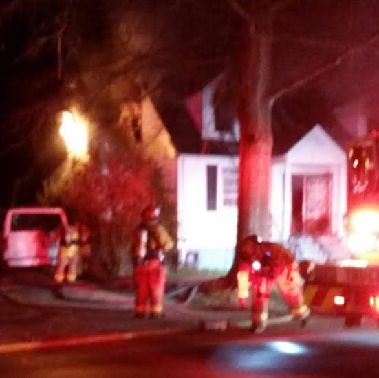 And then, the fire nation attacked!

Pic snapped of the house while it was burning. Don't remember if I took it or got it later from someone else. They said the fire was so hot the smoke was catching flame.

(I am allowed to joke about this, you are not)