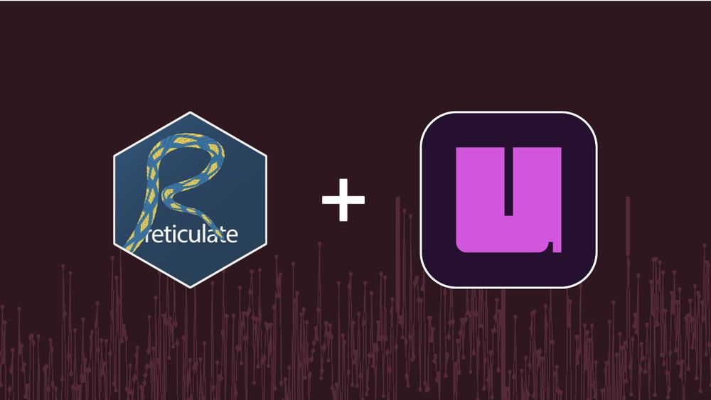 The reticulate hex plus the uv logo