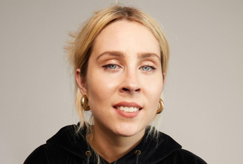 Close-up photo of comedian Stevie Martin.