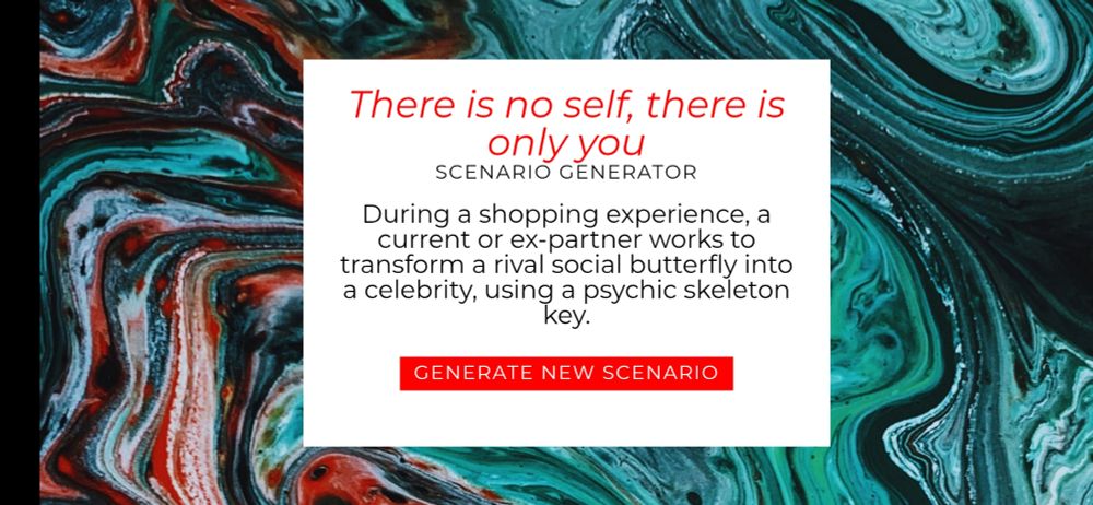 During a shopping experience, a current or ex-partner works to transform a rival social butterfly into a celebrity, using a psychic skeleton key.