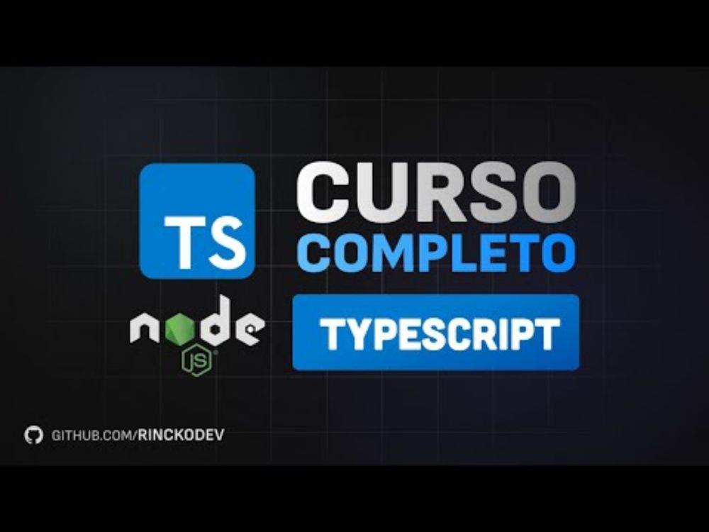 Curso completo de Typescript em NodeJs - YouTube