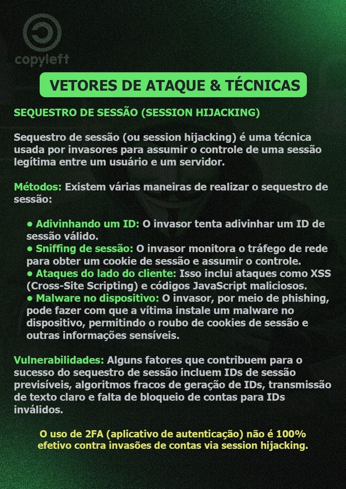PÁGINA 1 - SEQUESTRO DE SESSÃO (SESSION HIJACKING)