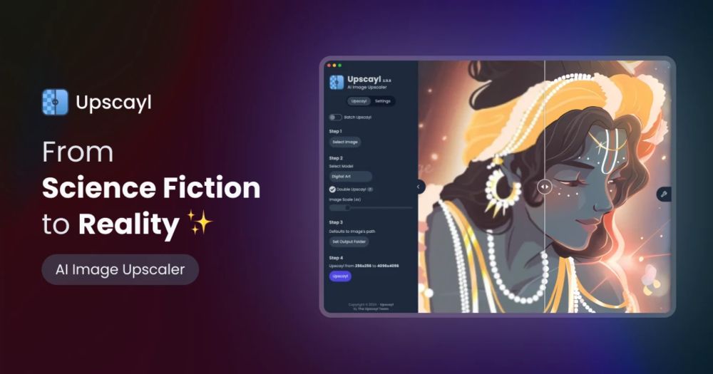 Upscayl - AI Image Upscaler