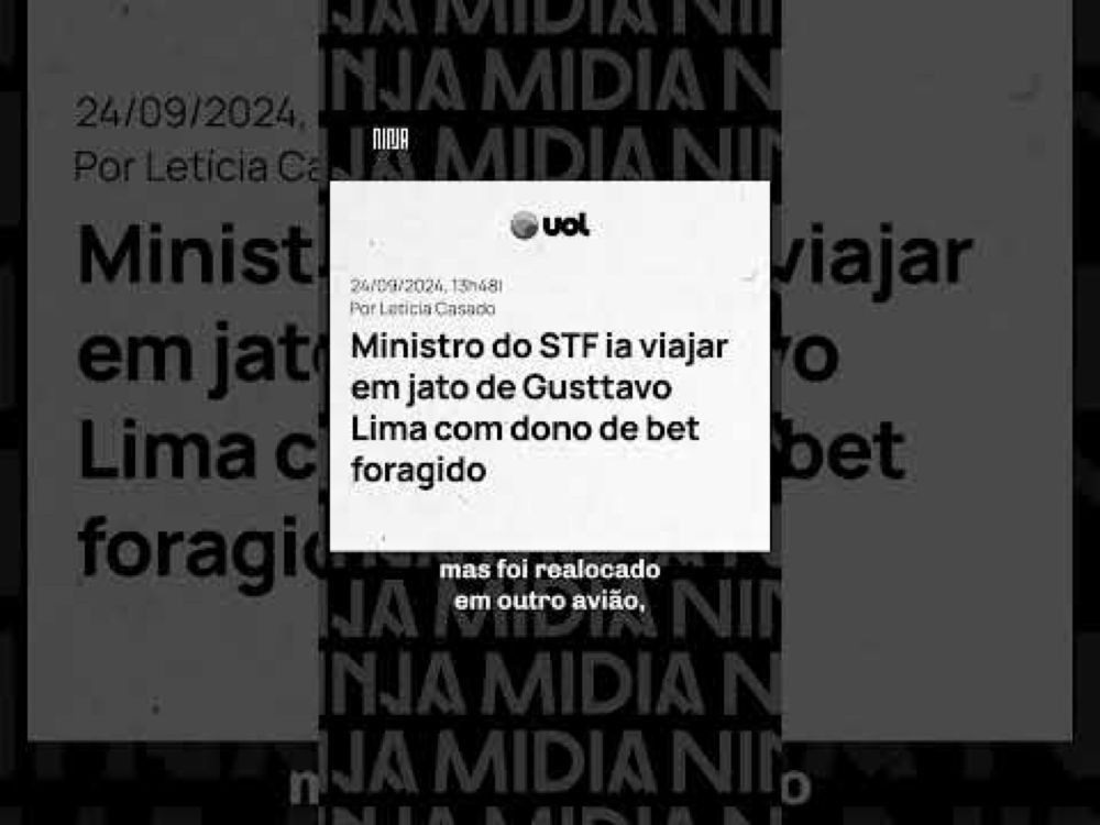 💣Ministro Nunes Marques voou para festa de Gusttavo Lima com dono de casa de apostas foragido💣