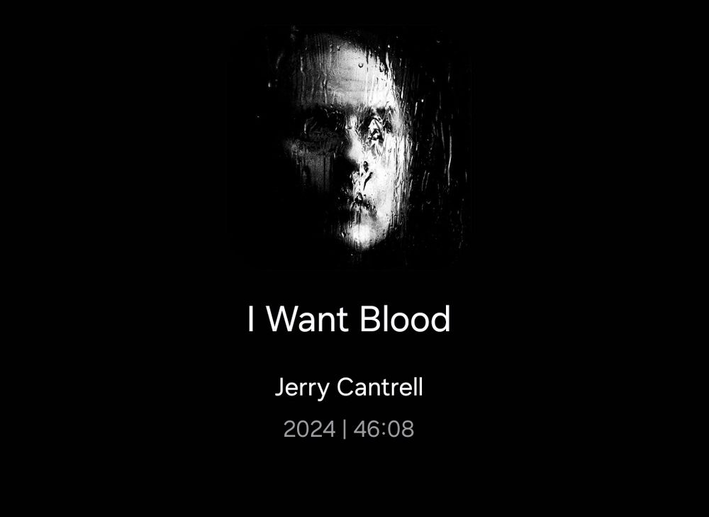 Album: I Want Blood from Jerry Cantrell 