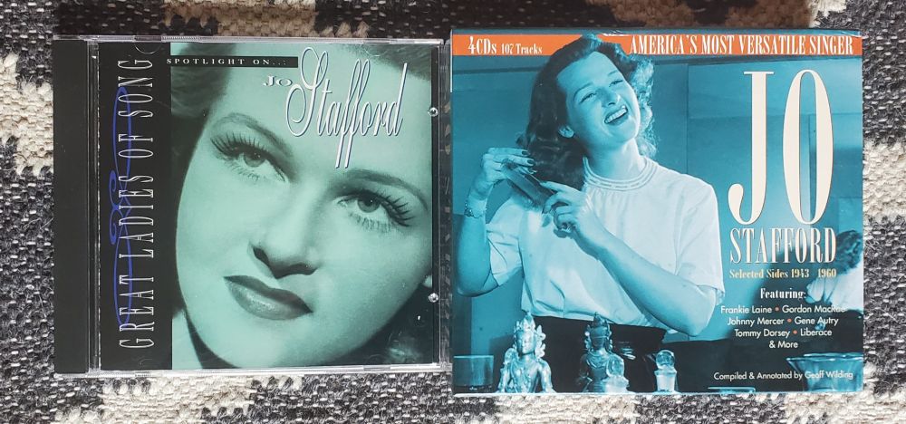 Two Jo Stafford CD compilations.