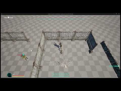 Devlog: Grenade Duel It seems to me that the AI ​​throws grenades much more accurately than I do.:)