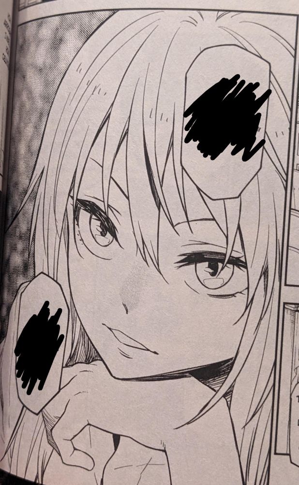 A manga panel from volume 27/chapter 119 of That Time I Got Reincarnated as a Slime. 
Rimuru declares something, with a cool, confident expression. I edited the text out of the image, since his declaration includes a plot spoiler. 