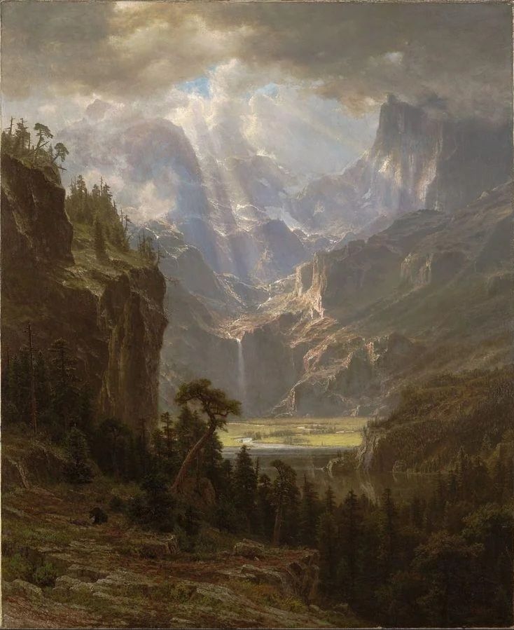 Lander's Peak, Colorado, by Albert Bierstadt, 1863