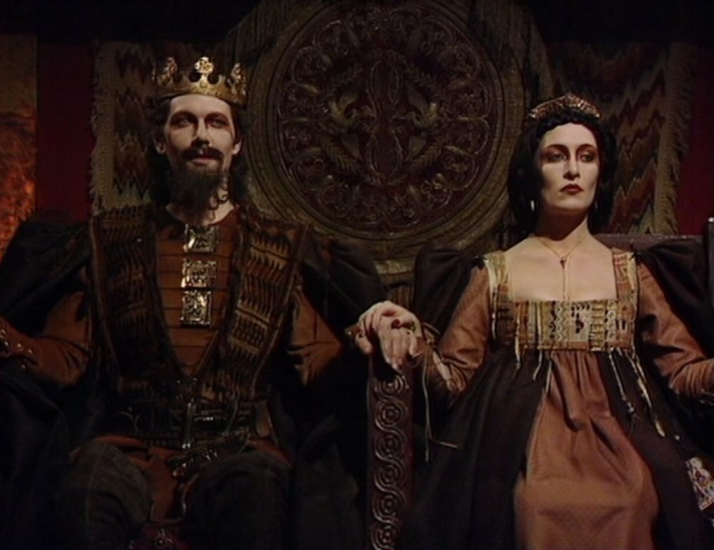 Zargo and Camilla strike a pose together, proudly enthroned