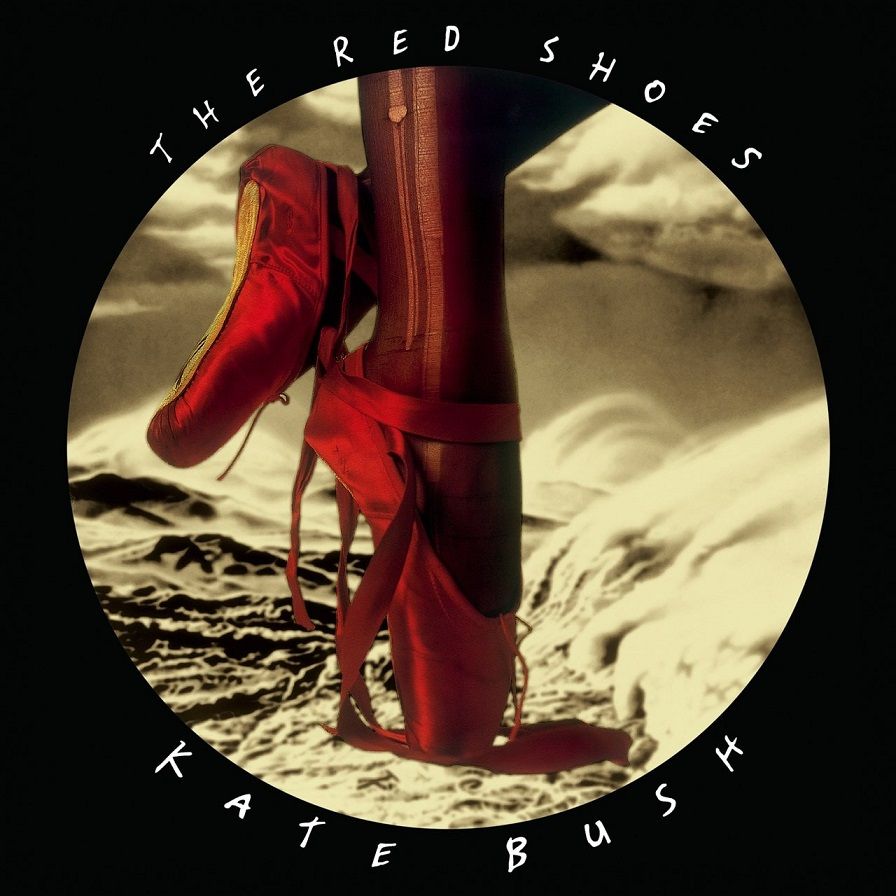 The Red Shoes album cover – scarlet ballerina feet