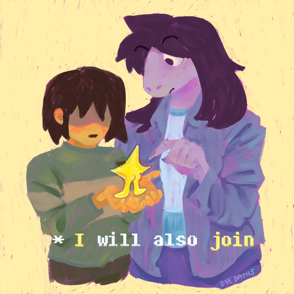 susie and kris hold starwalker. he has a little booty. text reads, "* i will also join" 