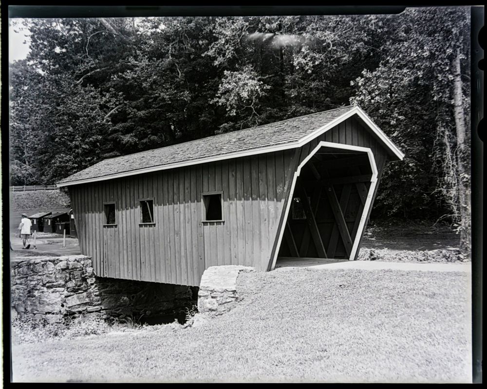 Kent Falls State Park bridge. 