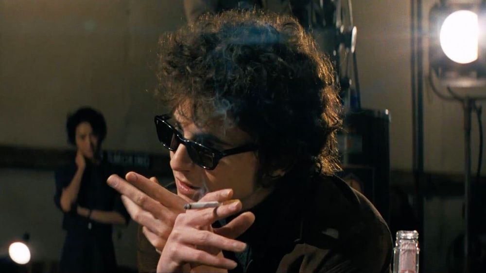 shot from "a complete unknown"