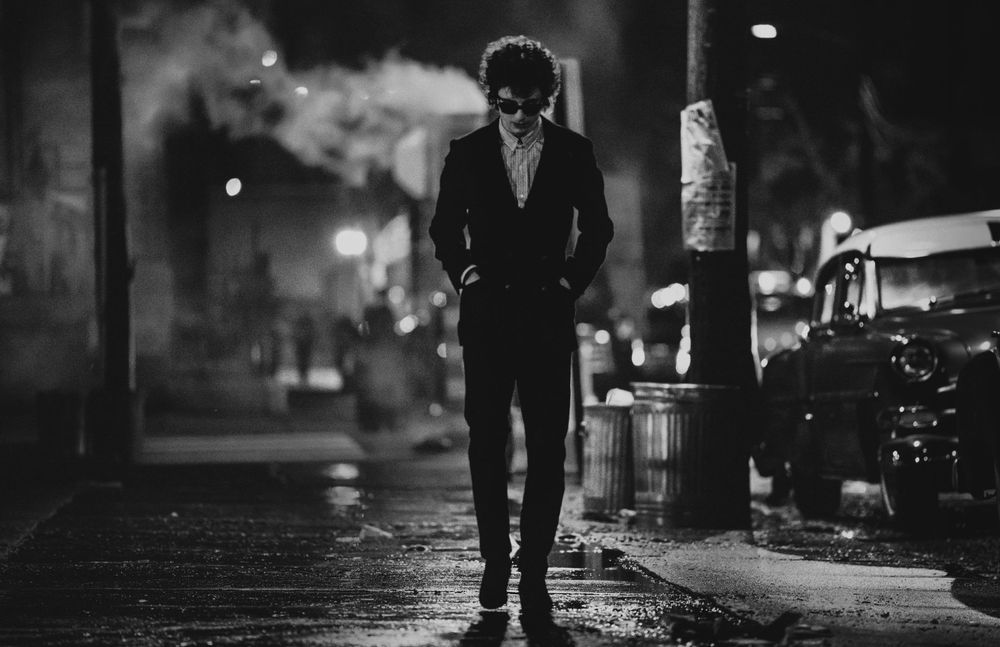 Shot from "a complete unknown"