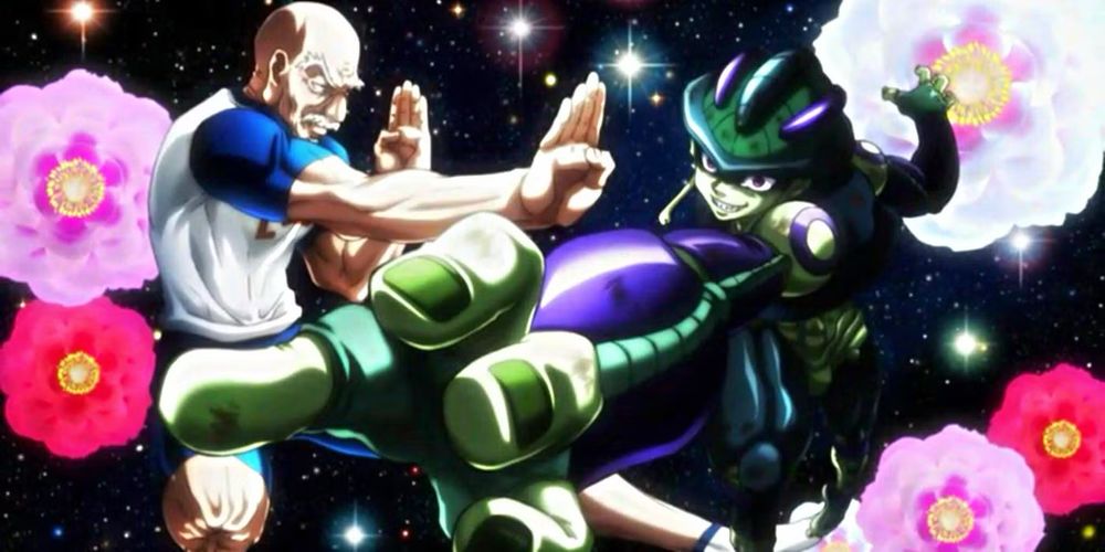 Netero vs Meruem from Hunter X Hunter