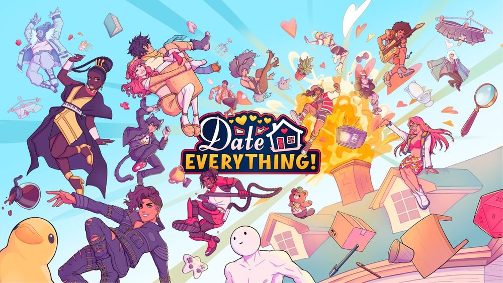Cover art for the vide game “Dare Everything” 