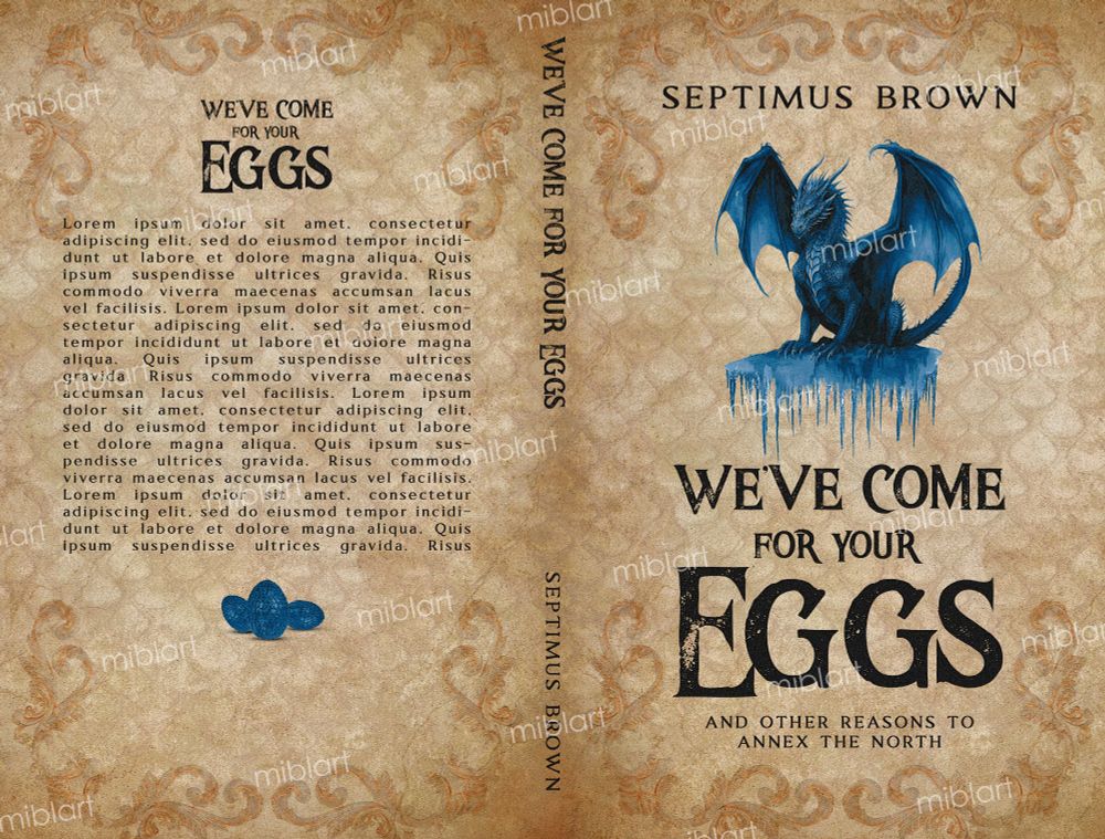 book cover, we've come for your eggs