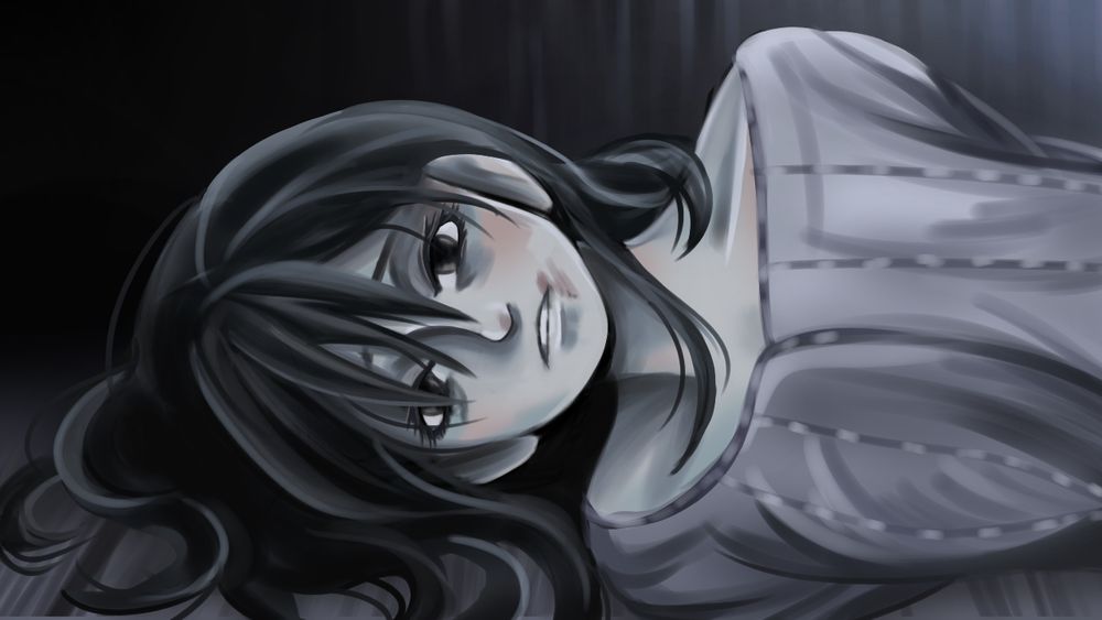 A screenshot redraw fanart from the anime Attack on Titan, depicting Mikasa as a young child, laying on the floor while her house is raided by criminals.

(Forgive the morbidity yall, this was meant to be part of a larger animatic I got too lazy to finish 😭🙏)