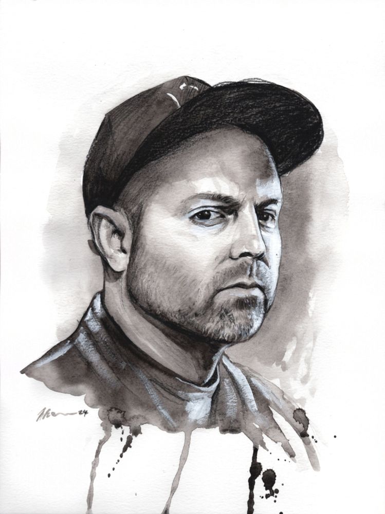 Portrait of Josh Davis - DJ Shadow