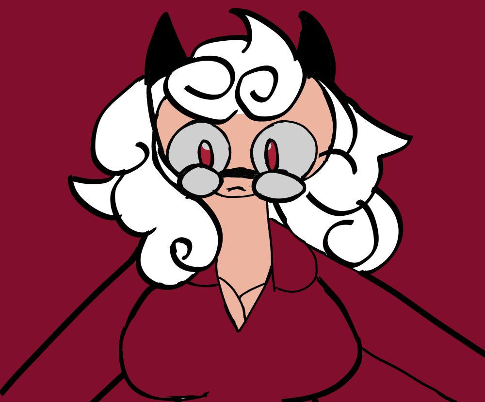 poorly drawn pandemonca from helltaker