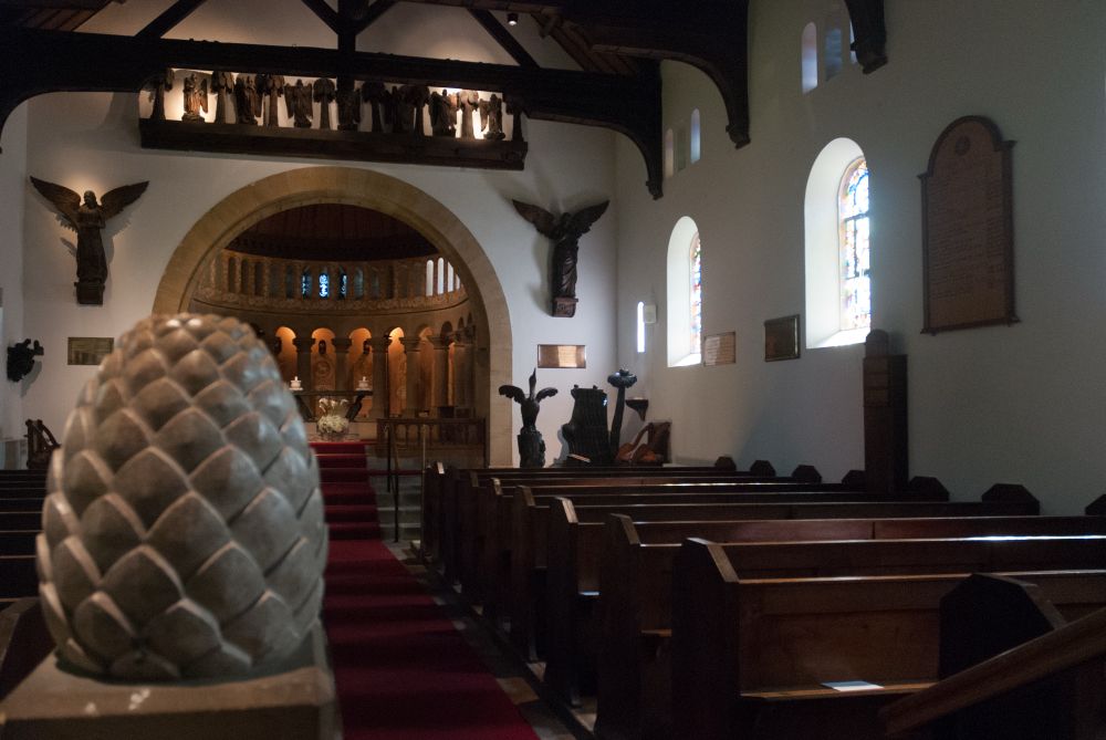 The Pinecone church in Wreay in Cumbria