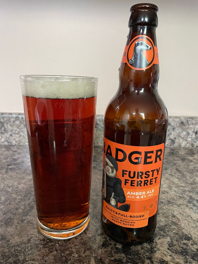 Today's bottle of beer: Fursty Ferret!