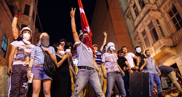 En mai et juin 2013, des centaines de milliers de turcs se sont mobilisés contre le pouvoir du premier ministre Recep Tayyip Erdogan. ©Maxppp - Jan Schmidt-Whitley / Le Pictori