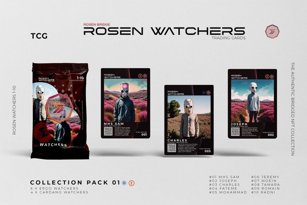 Rosen watchers trading card nfts 