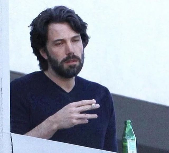ben affleck smoking