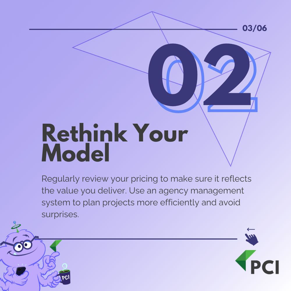 Rethink Your Model
Regularly review your pricing to make sure it reflects the value you deliver. Use an agency management system to plan projects more efficiently and avoid surprises.