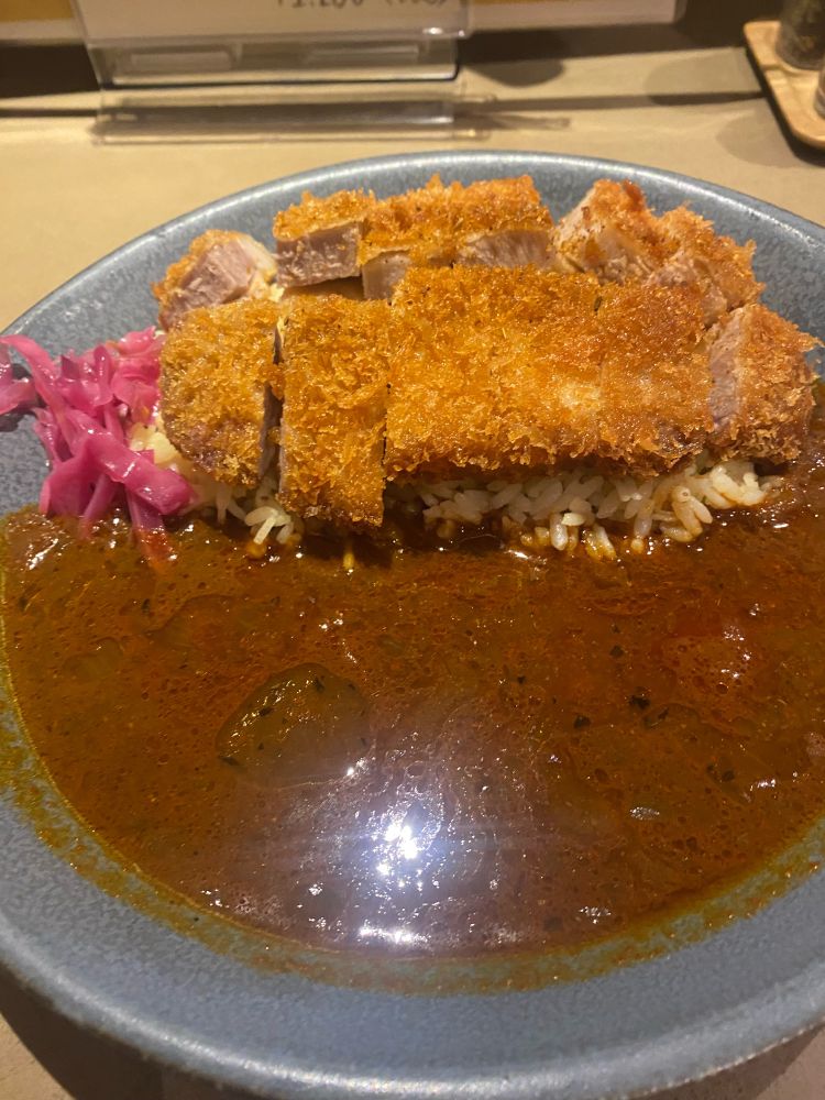 昨日食べたカツカレー