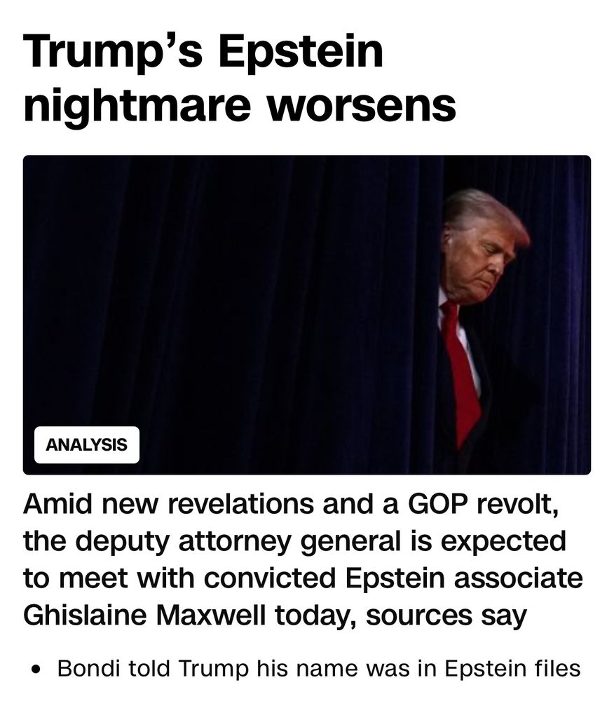 Trumps Epstein nightmare worsens