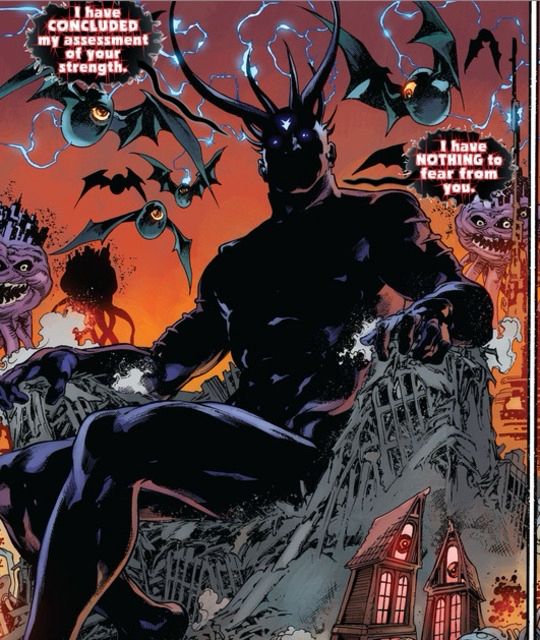 The Empty Hand from DC Comics’ Multiversity series stating: “I have concluded my assessment of your strength. I have nothing to fear from you.”